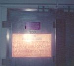 MSCB door, room 203