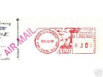 Ham radio Kwajalein QSL card (back)