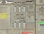 6th ADA Brigade motor pool, includes missile launch training area