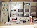 RSL 2 SOCC counter, console, CCTV monitors