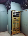 MSDP digital rack, cabinet open