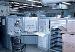 Test sets in technical maintenance and repair center room 142